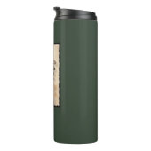 水彩ゴルフバッグモノグラムカスタム タンブラー (回転右)