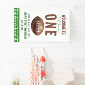 水彩サッカー初年ダウン | 1歳 横断幕 (インサイチュ)