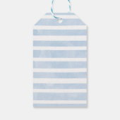 水彩サファリアニマルズベビーシャワーラベル ギフトタグ (裏面)