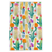 水彩サボスアートデザートサウカラフルォースト ミディアムペーパーバッグ (裏面)