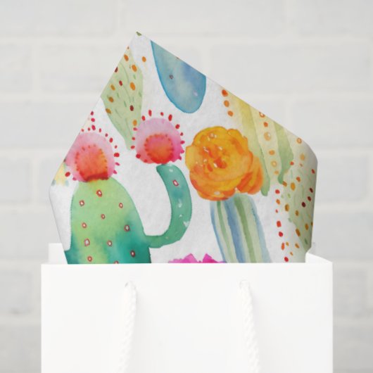 水彩サボスアートデザートサウカラフルォースト 薄葉紙 (ギフトバッグ)