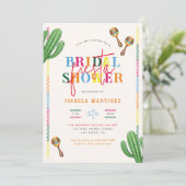 水彩サボスメキシカンフィエスタブライダルシャワー 招待状 (スタンド正面)