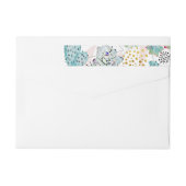 水彩サボテンと三角形パターン ラップアラウンドラベル (裏面)