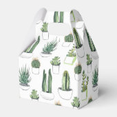 水彩サボテンと多肉質 フェイバーボックス (裏面サイド)