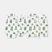 水彩サボテンと多肉質 フェイバーボックス (折り畳みなし)