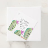 水彩サボテンの植物の手の赤絵を描ちゃんシャワー フェイバータグ (インサイチュ)