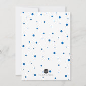 水彩サボテンフィエスタ誕生日パーティー 招待状 (裏面)