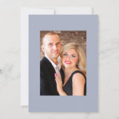 水彩サボテン多肉植物結婚の写真 招待状 (裏面)