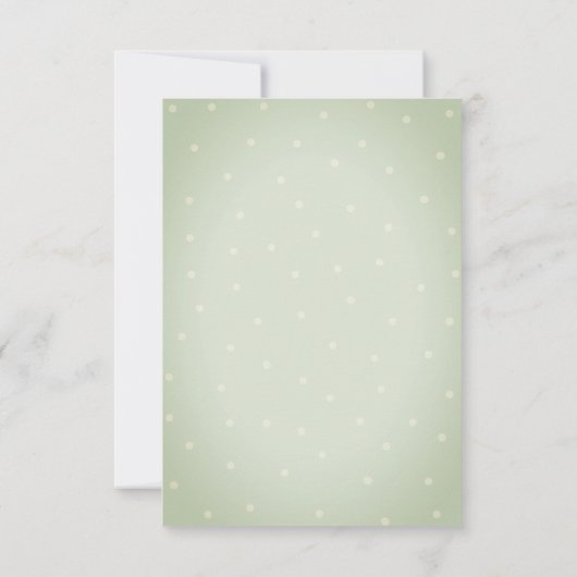 水彩サボテン多肉類水玉模様 招待状 (裏面)