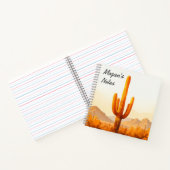 水彩サボテン手帳 ノートブック (内部)