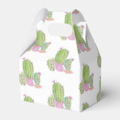 水彩サボテン柄 バースデーパーティー 感謝 フェイバーボックス (裏面サイド)