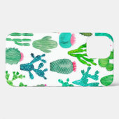 水彩サボテン植物セット、サボテン花イラストラ Case-Mate iPhoneケース (裏面 (横))