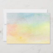 水彩サボテン移動案内カード 案内状 (裏面)