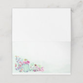 水彩サボテン結婚の座席表 プレイスカード (外部開封)