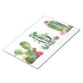 水彩サボテン絵画ズ ノートパッド (アングル)