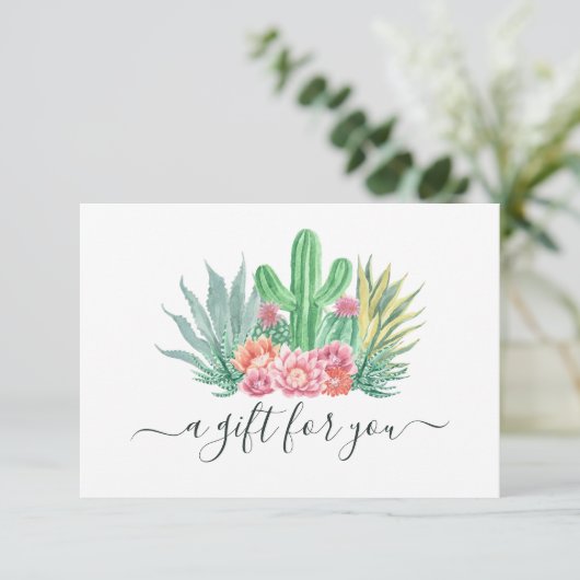 水彩サボテン (スタンド正面)