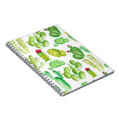 水彩サボテン ノートブック (右側)