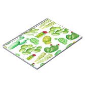 水彩サボテン ノートブック (左側)