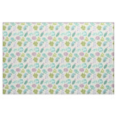 水彩サボテン ファブリック (ファットクウォーター)