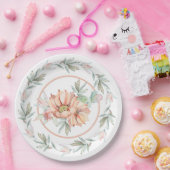 水彩サボテン ペーパープレート (パーティー)