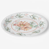 水彩サボテン ペーパープレート (アングル)