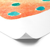 水彩サボテン ポスター (角)