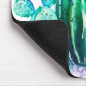 水彩サボテン マウスパッド (コーナー)