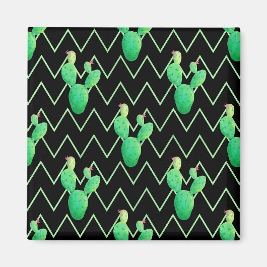 水彩サボテン マグネット (正面)