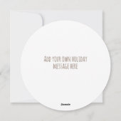 水彩サボテン&ライツクリスマスカード シーズンカード (裏面)