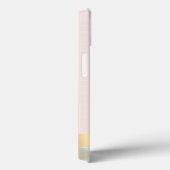 水彩サボテン、多肉性の花ピンクのストライプ Case-Mate iPhoneケース (裏面 / 右)