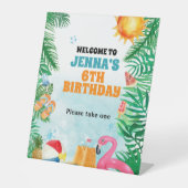 水彩サマービーチパーティー 台座サイン (正面)