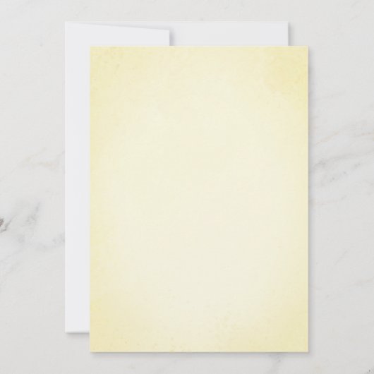 水彩サマーフラワーハイビスカスベビーシャワー 招待状 (裏面)