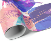 水彩サマーフラワー2 ラッピングペーパー (ロールコーナー)