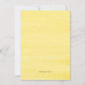 水彩サマーフルーツフローラブライダルシャワー 招待状 (裏面)