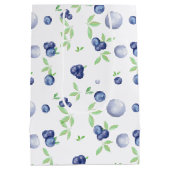 水彩サマーブルーベリー  ミディアムペーパーバッグ (裏面)