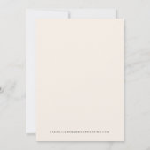 水彩サラソタフロリダスカイラインセーブザデート 招待状 (裏面)