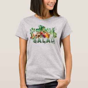 水彩サラダ Tシャツ