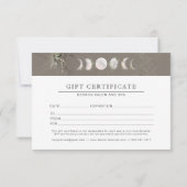 水彩サロン毛 |商品券 (裏面)