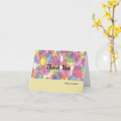 水彩サンキューカード カード (黄色い花)