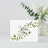 水彩サンキューカード ポストカード (スタンド正面)