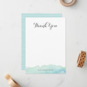 水彩サンキューノートカード ノートカード (正面/裏面インサイチュ)