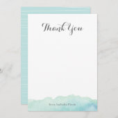 水彩サンキューノートカード ノートカード (正面/裏面)