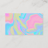 水彩サンキュー絵を描(ばちゃばちゃ)跳ねる 名刺 (裏面)