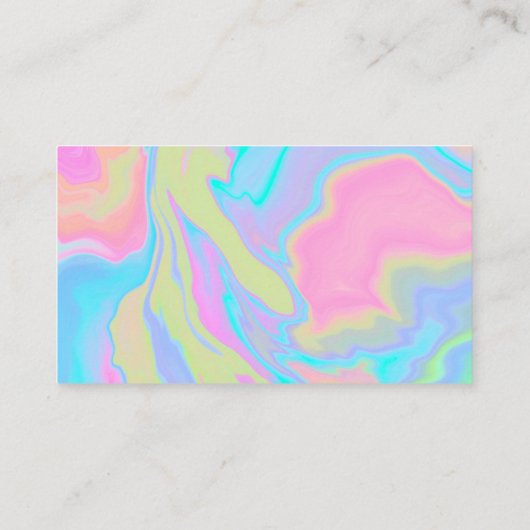 水彩サンキュー絵を描(ばちゃばちゃ)跳ねる 名刺 (裏面)