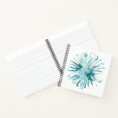 水彩サンゴ – 青2 ノートブック (内部)