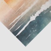 水彩サンセットシリーズデザイン4 薄葉紙 (詳細)