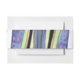 水彩サンセットバルミツワーラップバンド 招待状ベリーバンド