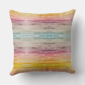 水彩サンセットライモダンンズピローミニマルホーム クッション (裏面)