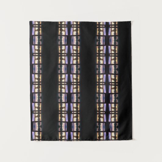 水彩サンセット タペストリー (正面)