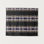 水彩サンセット タペストリー (正面(横))